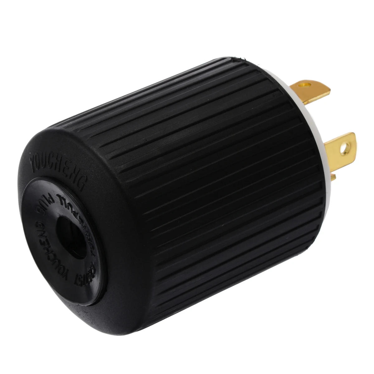 Новый черный запорный штекер L14-30 30Amp 125/250 Вольт 3 полюса 4 провода заземления