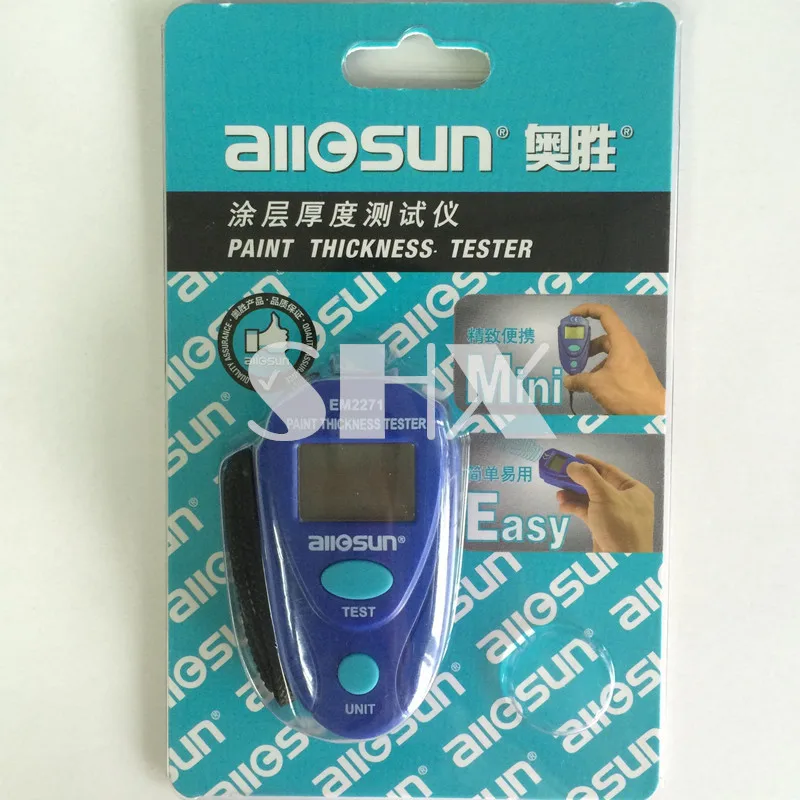 Все солнце EM2271 Розничная посылка цифровая мини автомобиль Краски ing Толщина