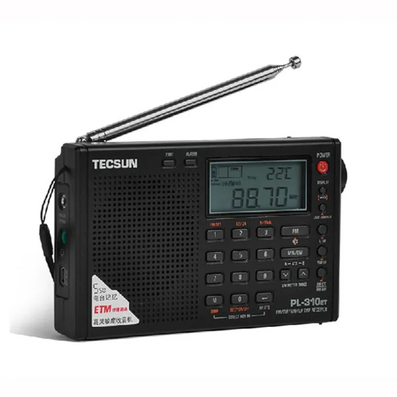 Tecsun PL310ET Full Band Fm радио Цифровой Демодулятор FM/AM/SW приемник Стерео tecsun pl 310et