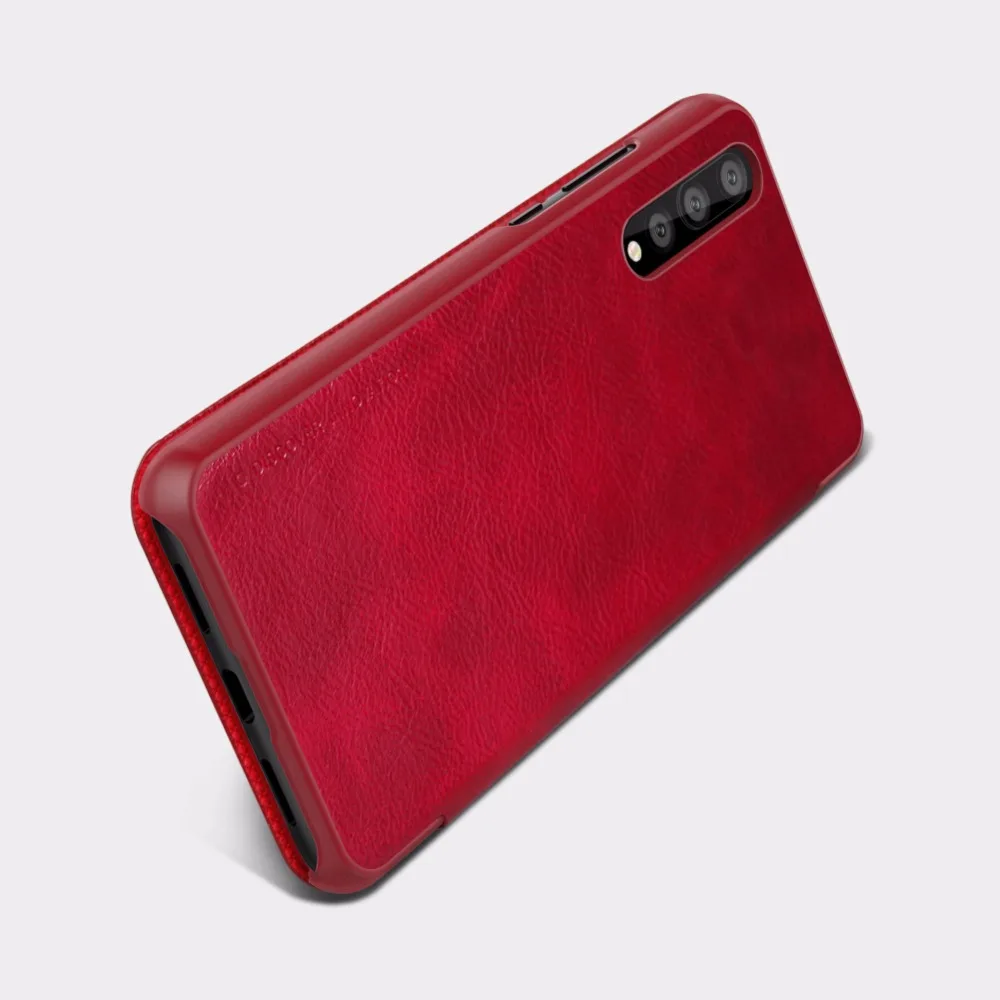 Чехол для huawei P10 Plus P20 Pro, умный чехол Nillkin QIN, роскошный кожаный чехол, защитный флип-чехол с функцией пробуждения/сна