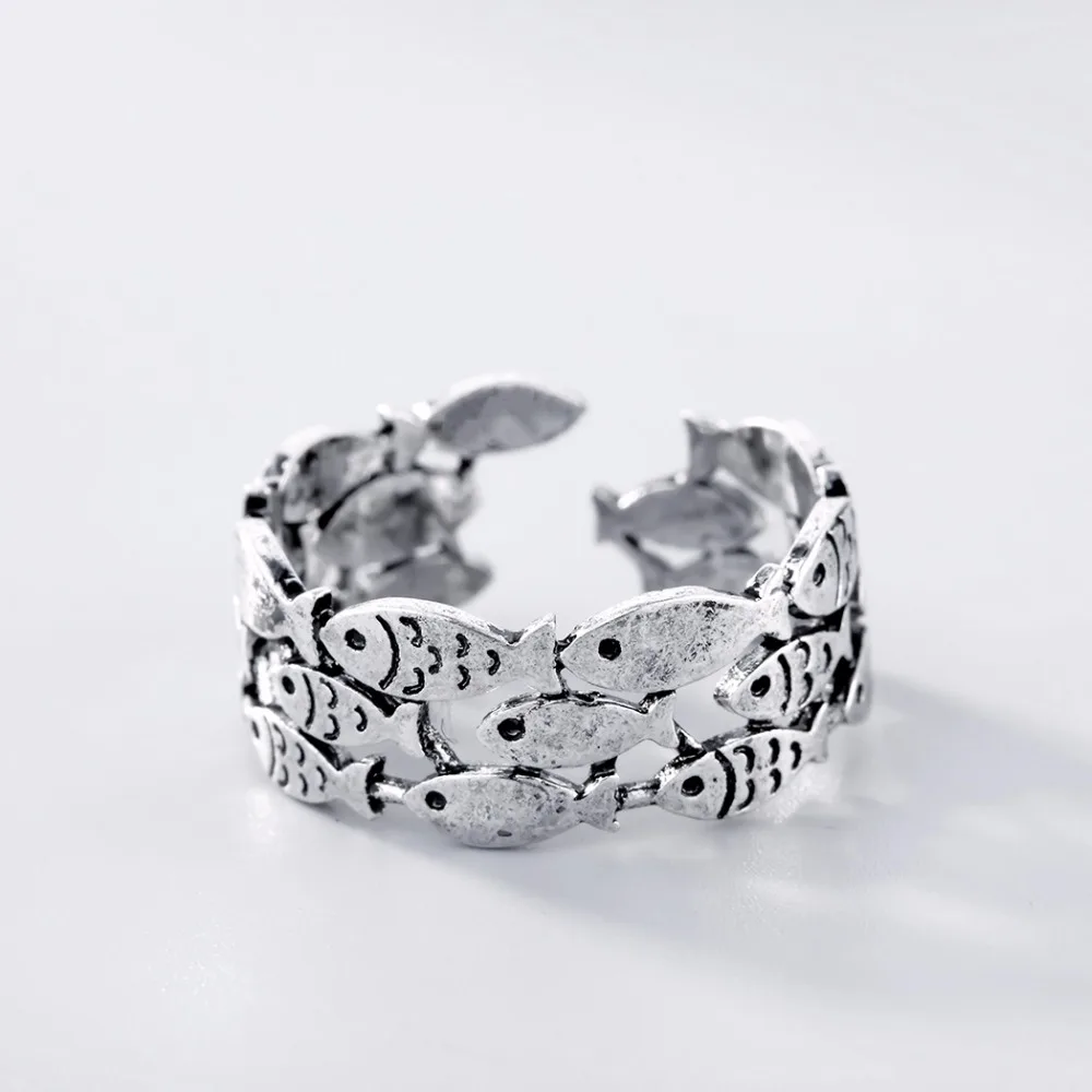 Модные стильные кольца Cxwind простые милые женские Антикварные открытые на палец в