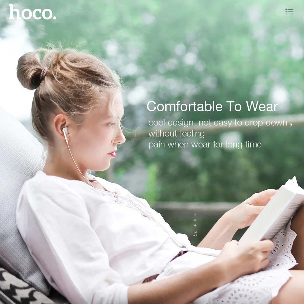 HOCO L10 наушники Встроенный микрофон Тип C проводные наушники для Xiaomi samsung с микрофоном гарнитура