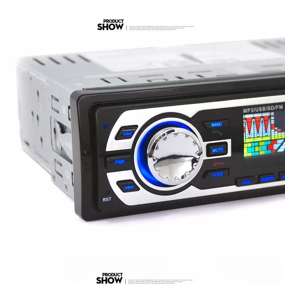 Автомобиль Радио панель Bluetooth с подарком 1-Din стерео FM USB/SD разъемом подачи внешнего сигнала AUX MP3 плеер в тире передатчик
