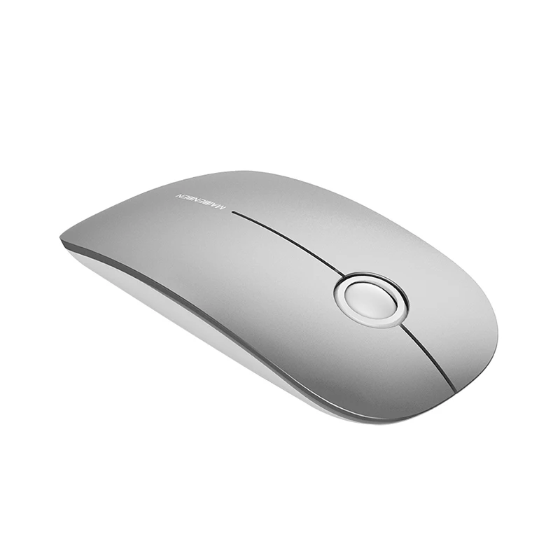 Maibenben 1600 dpi 2,4G мини тонкая Беспроводная игровая мышь 3 кнопки Бесшумная мышь для офисного работника геймера-белый