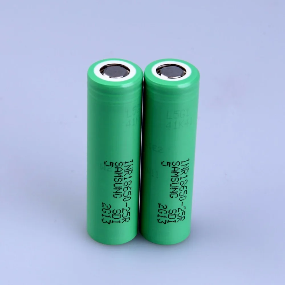 Для SAMSUNG INR 18650 25R 3 6 В 7 2500 мАч литий ионный аккумулятор|celle li-ion|rechargeable batterylithium ion battery