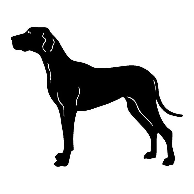 Виниловая наклейка с принтом собаки Great Dane 15 7*12 7 см персональные Стикеры для
