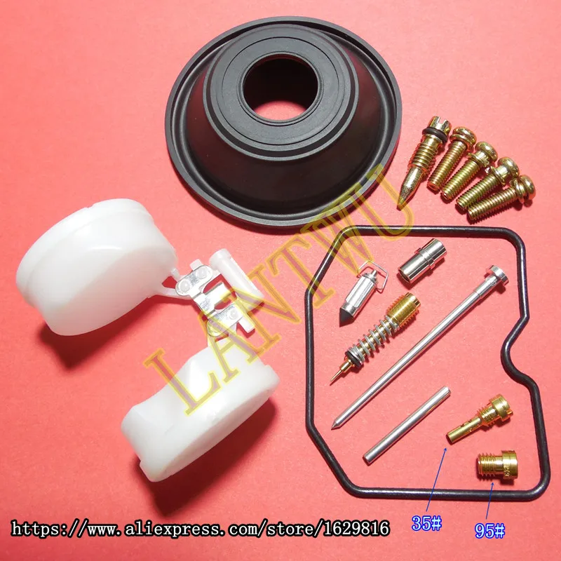 1 набор$12,5) 1988-97 год Kawasaki EL250 Eliminator ZL250LX Keihin Карбюратор Ремонтный комплект Настройка вакуумной диафрагмы и поплавок