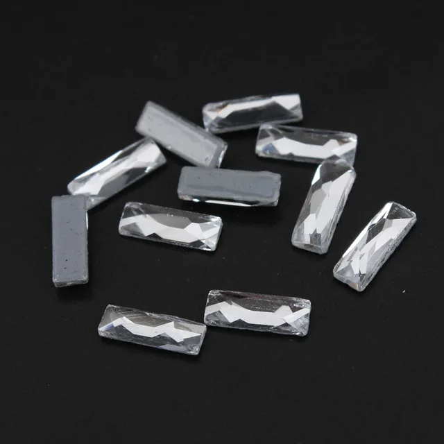 Strip 3x8mm Новинка! AAA Класс высокого качества с украшением в виде кристаллов прозрачные 30/100 шт. 30 форма не требующей горячей фиксации/клея на Стразы для ногтей, одежды - Цвет: Strip 3x8mm