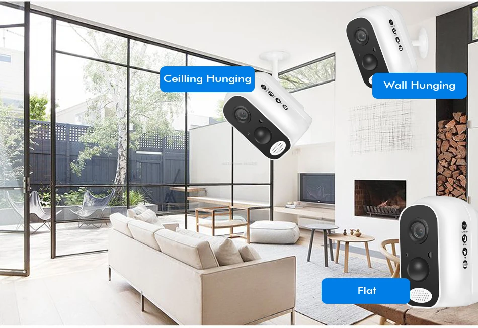 Hiseeu 13600 мАч батарея IP камера 1080P HD беспроводная wifi камера 2.0mp Домашняя безопасность видео Survelliance водонепроницаемый PIR сигнализация