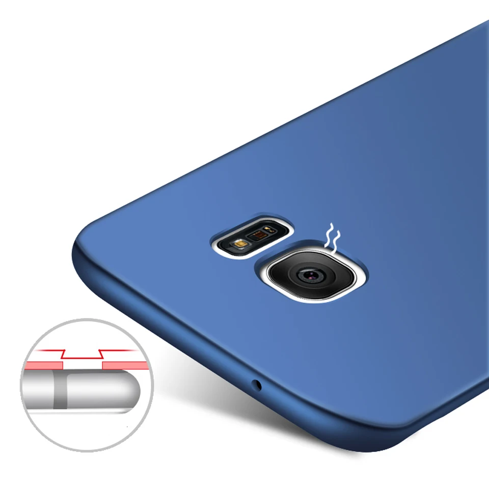 Plastic Matte Case For Samsung Galaxy Note 9 8 Cover S8 Plus S10 S10E S9 S7 Edge J4 J6 A6 A7 A8 2018 Hard Back Protective |