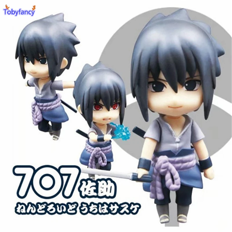 Tobyfancy Аниме Наруто Саске Nendoroid фигурку Симпатичные 707 # Коллекция Модель игрушки