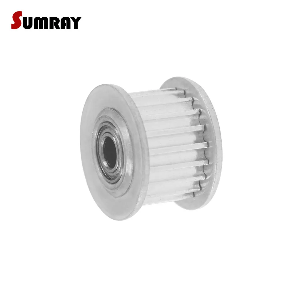 Шкив ГРМ SUMRAY MXL 24T 3/4/5/6 мм отверстие Алюминиевый шкив с подшипником 7/11 ЧПУ для 3D