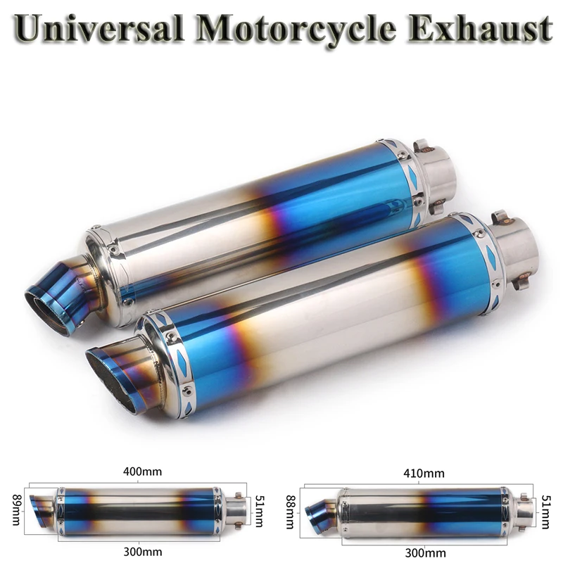 Мотоцикл SC GP Project гоночный выхлопной трубы модифицированный универсальный