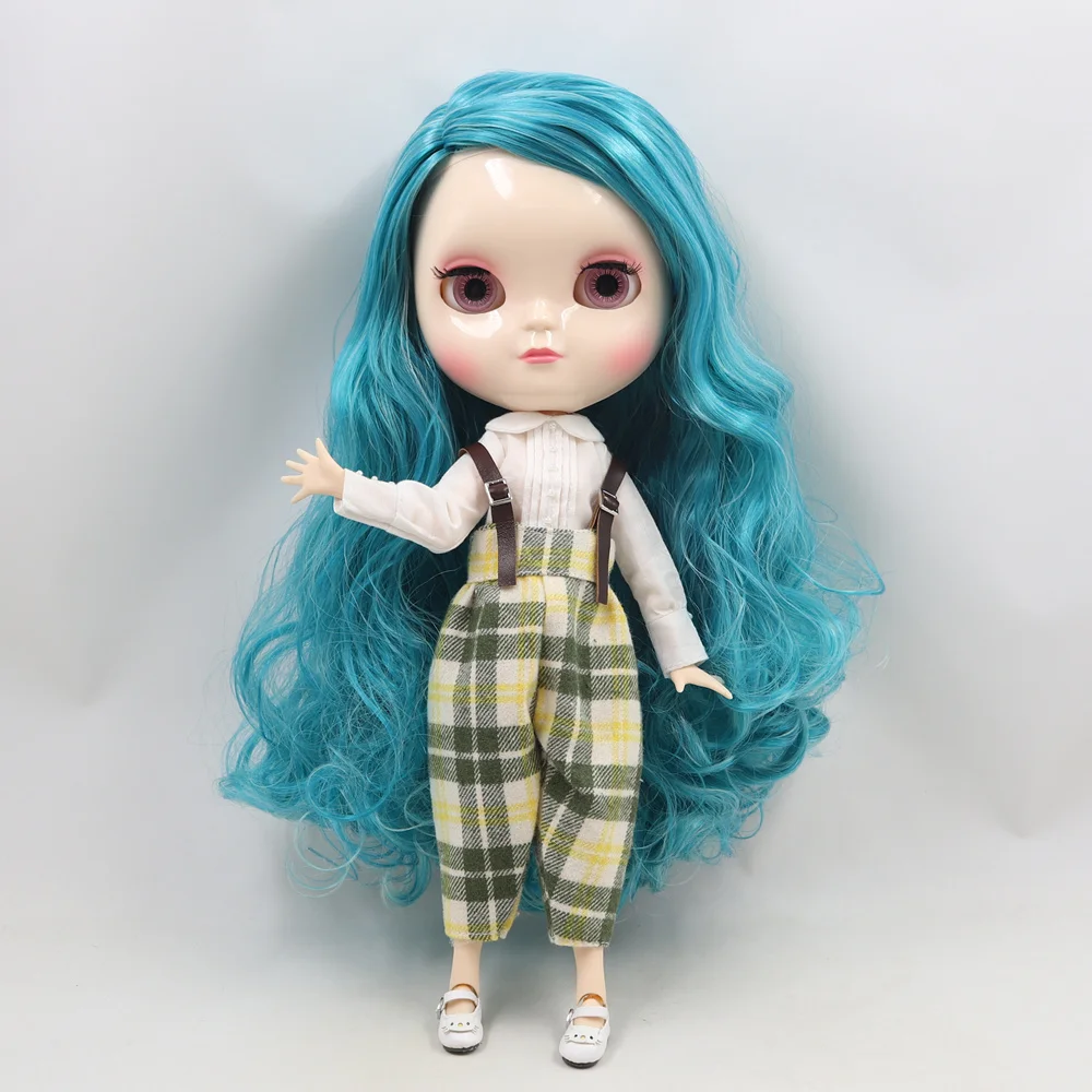 Ice Fortune Days factory azone шарнирное тело 30 см белая кожа синий Смешанные цвета Кудри