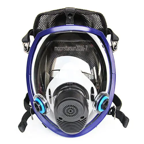 1pc mask Обновленная маска на все лицо для 6800, противогаз, лицевая маска на все лицо, респиратор для окрашивания, распыление, с 2 картриджами - Цвет: 1pc mask