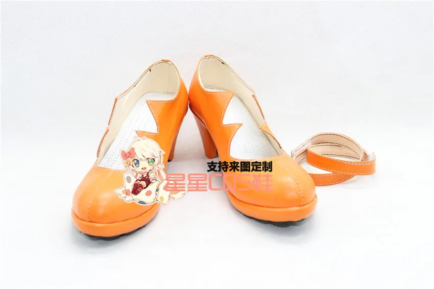 Апельсиновые ботинки X002 для косплея Хэллоуина с семи смертных грехов Диана