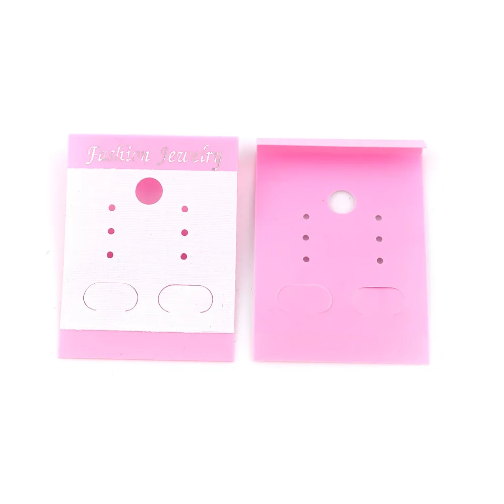 8Seasons PVC Jewelry Earrings Display Card Geometric Rectangle Colorful Accessories 50mm(2&quot) x 37mm(1 4/8&quot) 50 Sheets | Украшения и