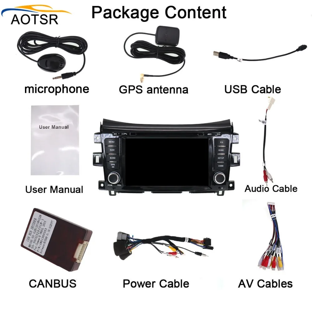 Автомобильный gps навигация dvd плеер Радио Android 8 0 для NISSAN NP300 Navara 2014 + autotereo головное