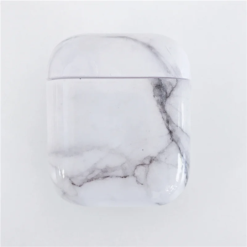 Роскошный Твердый чехол с мраморным узором, защитный чехол для Airpods, аксессуары, Жесткий Чехол для Apple Airpods, сумки для зарядки