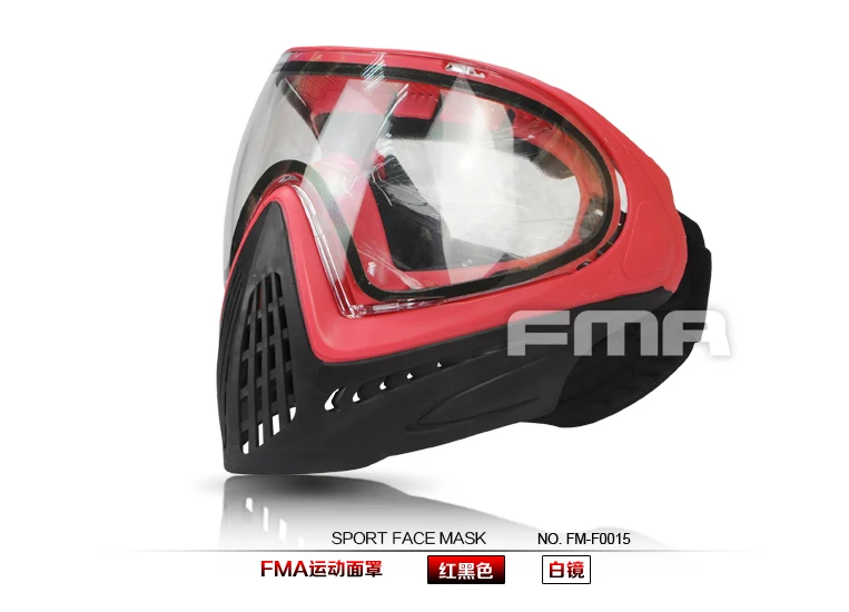 FM-F0015 FMA F1 открытый Пейнтбол страйкбол безопасность Анти-туман очки/полное лицо Ma sk 21 Цвета - Цвет: FM-F0015