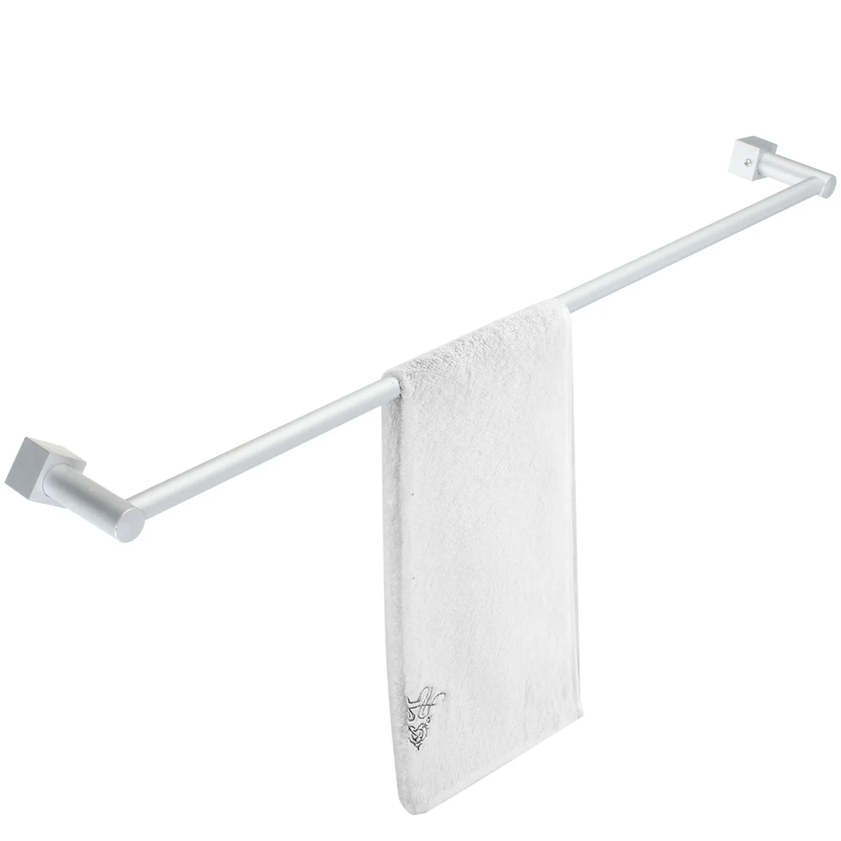 60 см алюминиевый настенный держатель для ванной комнаты банное полотенце бар