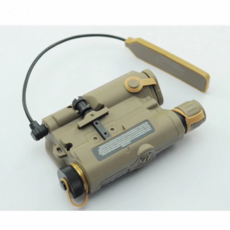 FMA Тактический Военная Униформа Airsoft AN/PEQ-15 Батарея поле лазерного Red Dot лазерный с Белый светодиодный фонарик и ИК- объектив TAN/BK