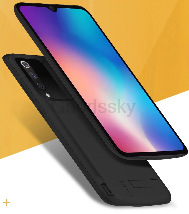 5000mAh mi 9 USB power bank чехол для зарядного устройства для Xiaomi mi 9 противоударный чехол для блока питания Подставка для зарядки задняя крышка