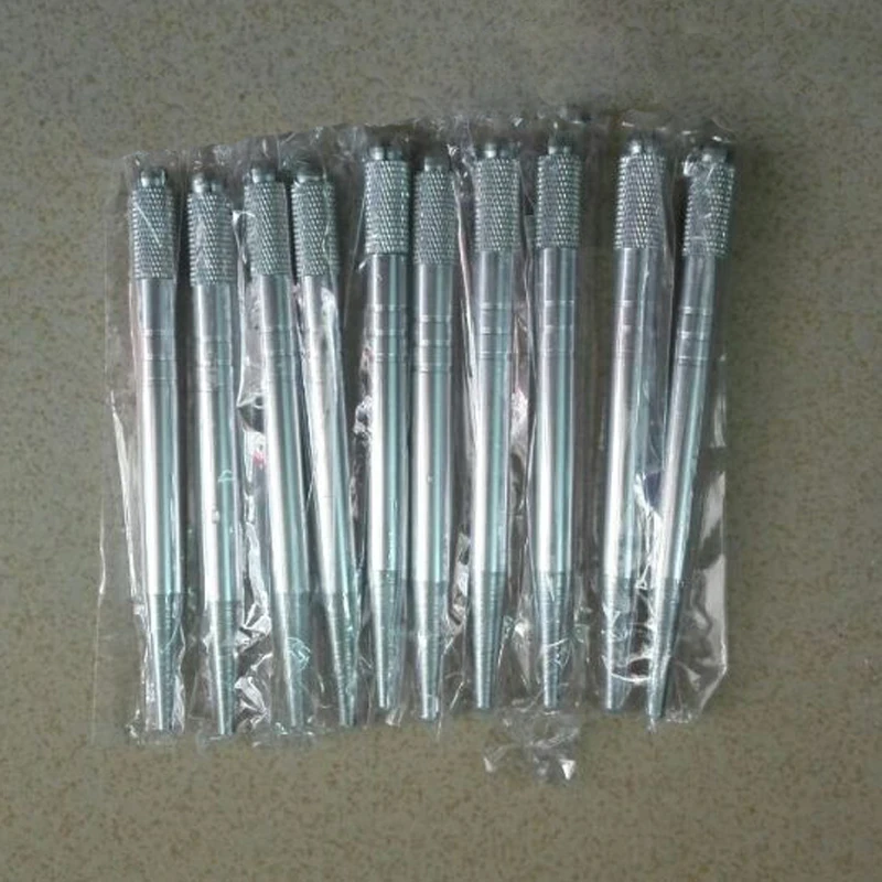 Алюминиевая ручка для микроблейдинг Легкая ручная татуировки бровей