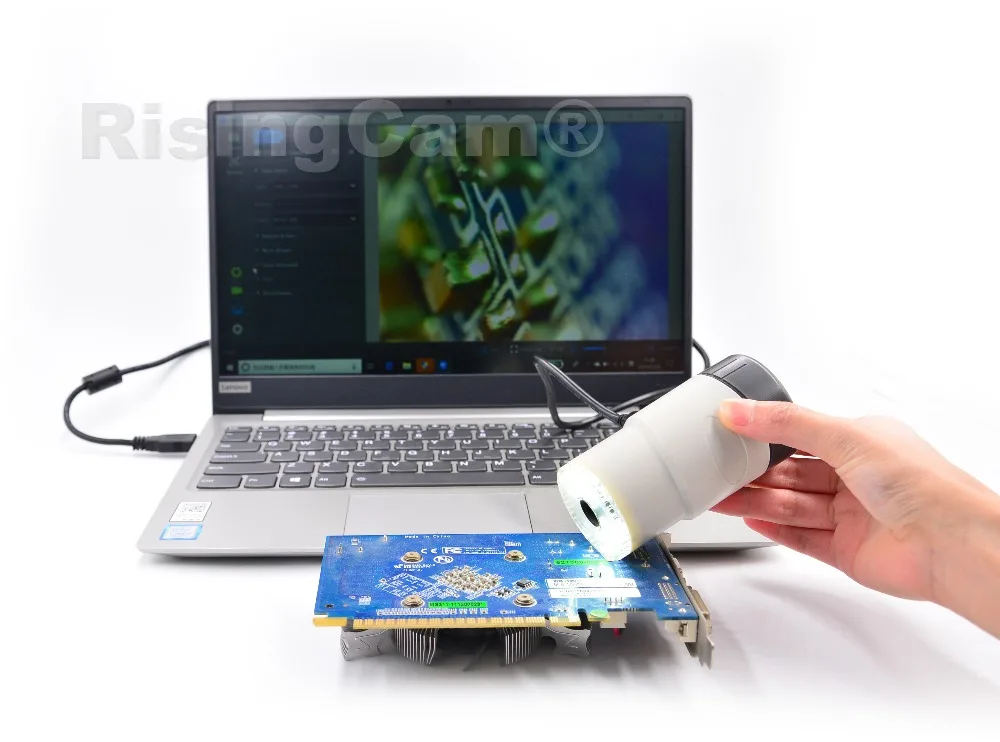 2 в 1 USB 2.0mp ручной разделяемый цифровой видео биологический стерео микроскоп с функцией измерения