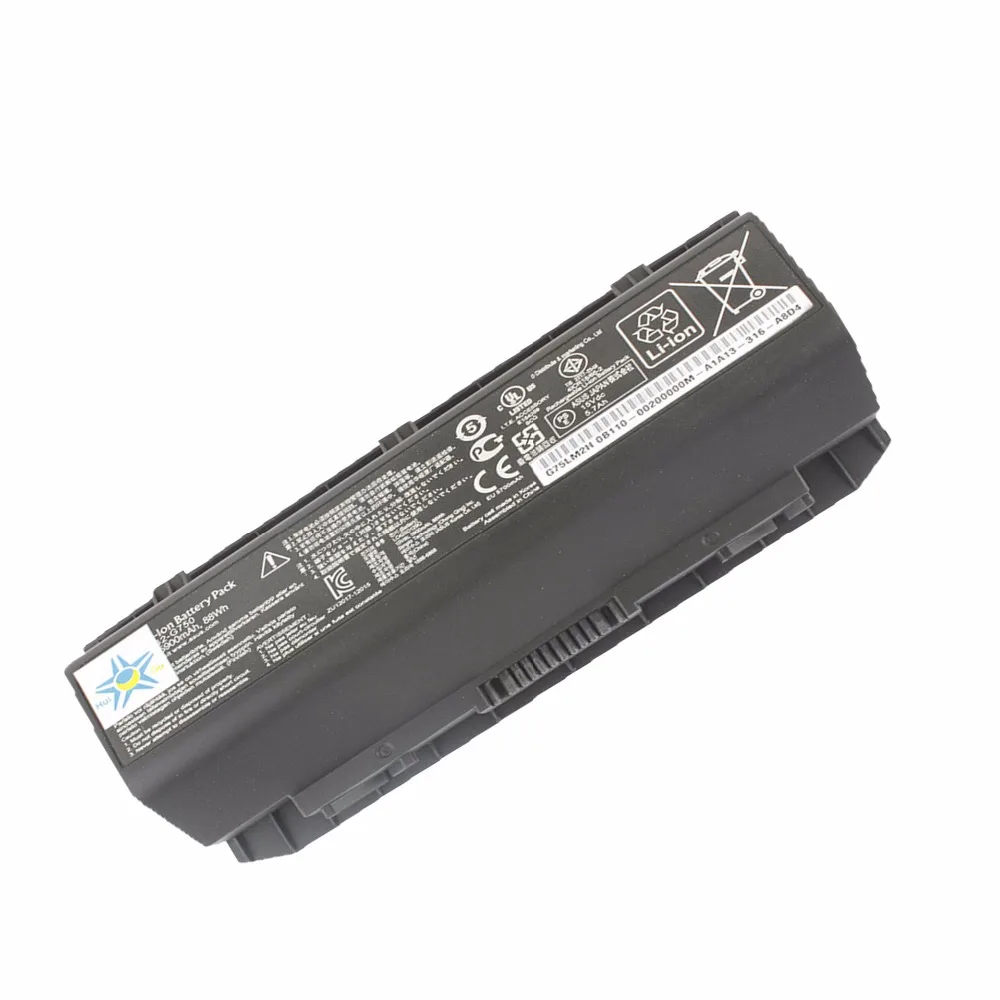15V 88WH 5900 мА/ч оригинальный новый Аккумулятор для ноутбука ASUS A42-G750 G750J G750JH G750JM G750JS