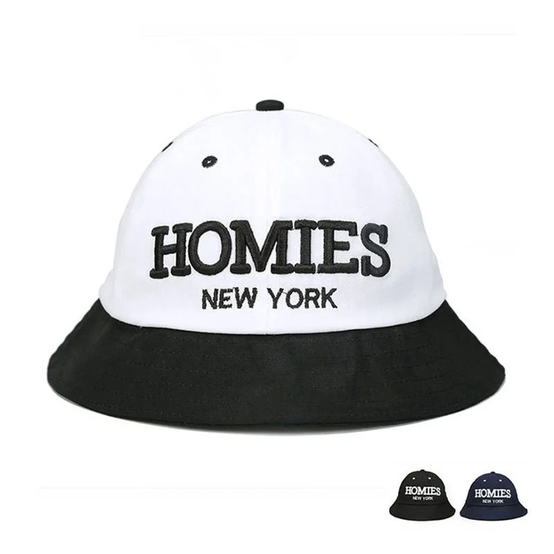 2017 Новый Бренд Моды Хлопка ведро hat КОРЕШЕЙ Письмо Унисекс Шапки Вс Шляпы Рыбак Cap