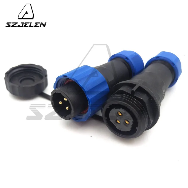 SD16TP ZM IP67 3 контактный кабель стыковочный соединитель штекер и гнездо