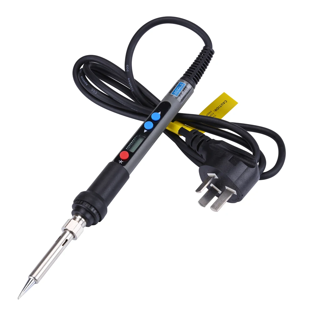 Цифровой паяльник с ЖК дисплеем 220 В 90 Вт|soldering iron tool|iron toolferro de solda |