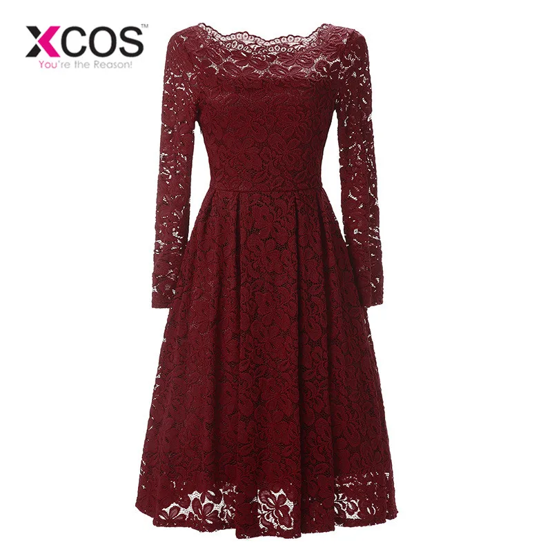 XCOS Элегантные короткие платья для матери невесты 2018 кружевное платье свадьбы