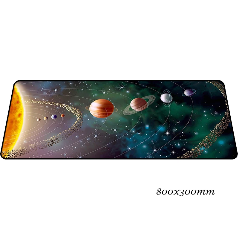 design 6 Коврик для мыши с солнечной системой 80x30 см, игровой коврик для мыши locrkand, большой геймерский коврик, домашний компьютерный стол, клавиатура, большие игровые коврики - Цвет: design 6