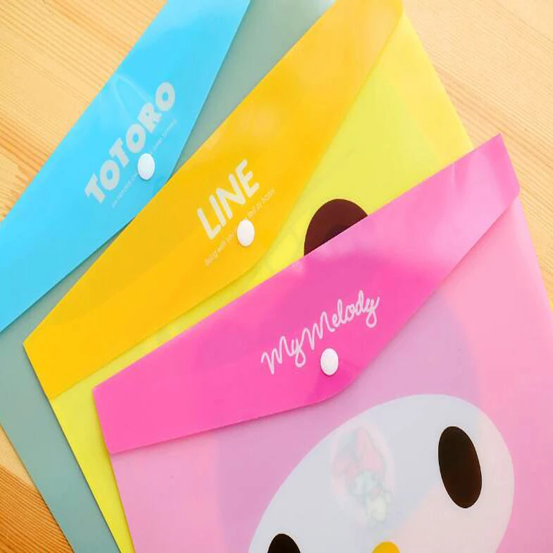 Корейская креативная мультяшная сумка Hello Kitty A4 для файлов милая Doraemon офисной школы хранения