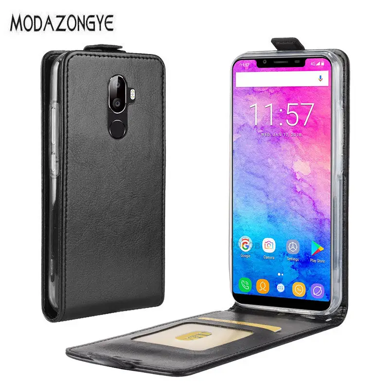 Для Oukitel U18 чехол 5 85 Роскошный кошелек Обложка на заднюю панель из искусственной
