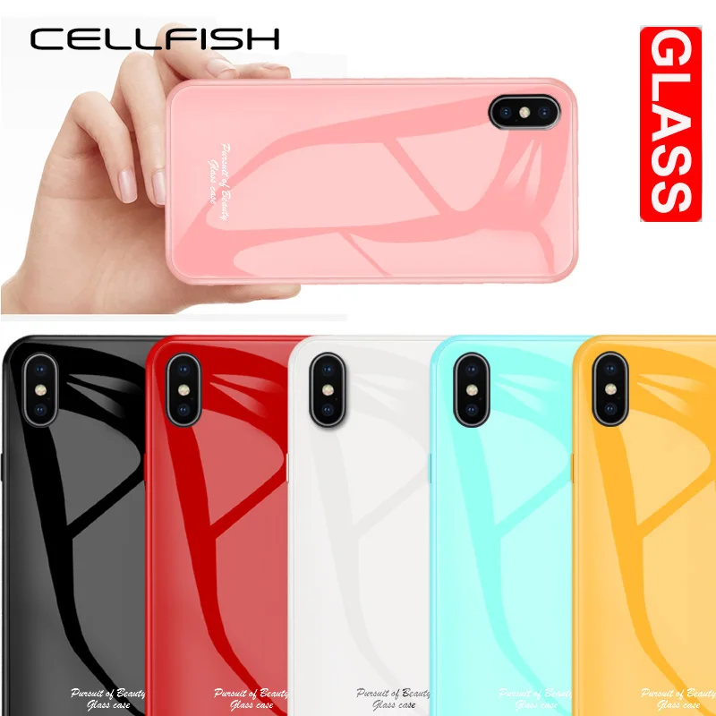 Роскошный закаленный стеклянный чехол для iPhone Xs Max 7 6s 8 Plus 7Plus противоударный XR |