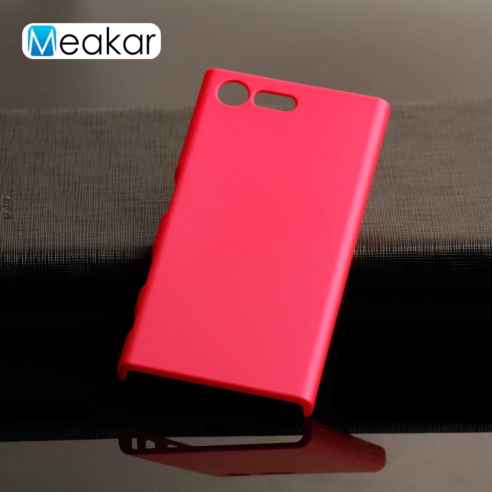 Матовая Пластик Coque 4.6For sony Xperia X компактный чехол для sony Xperia X Compact F5321 SO-02J телефона чехол-лента на заднюю панель - Цвет: Rose Red