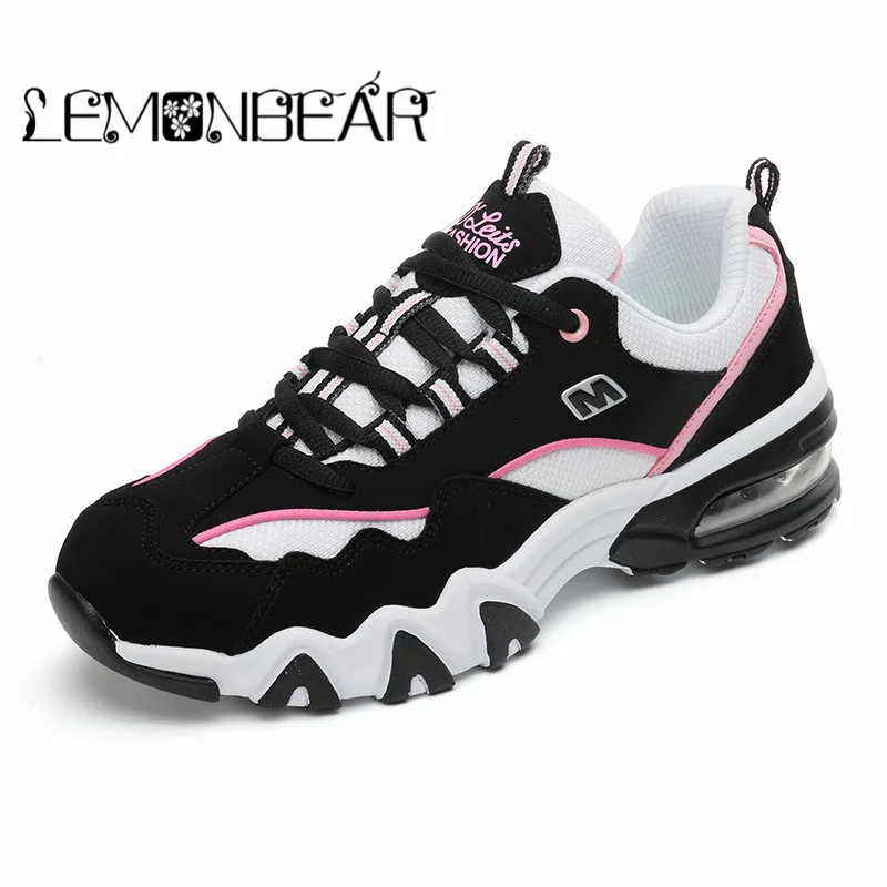 

Hot autumn shoes men's shoes with light black and white thick-soled shock absorber couple shoes fashion young men's shoe