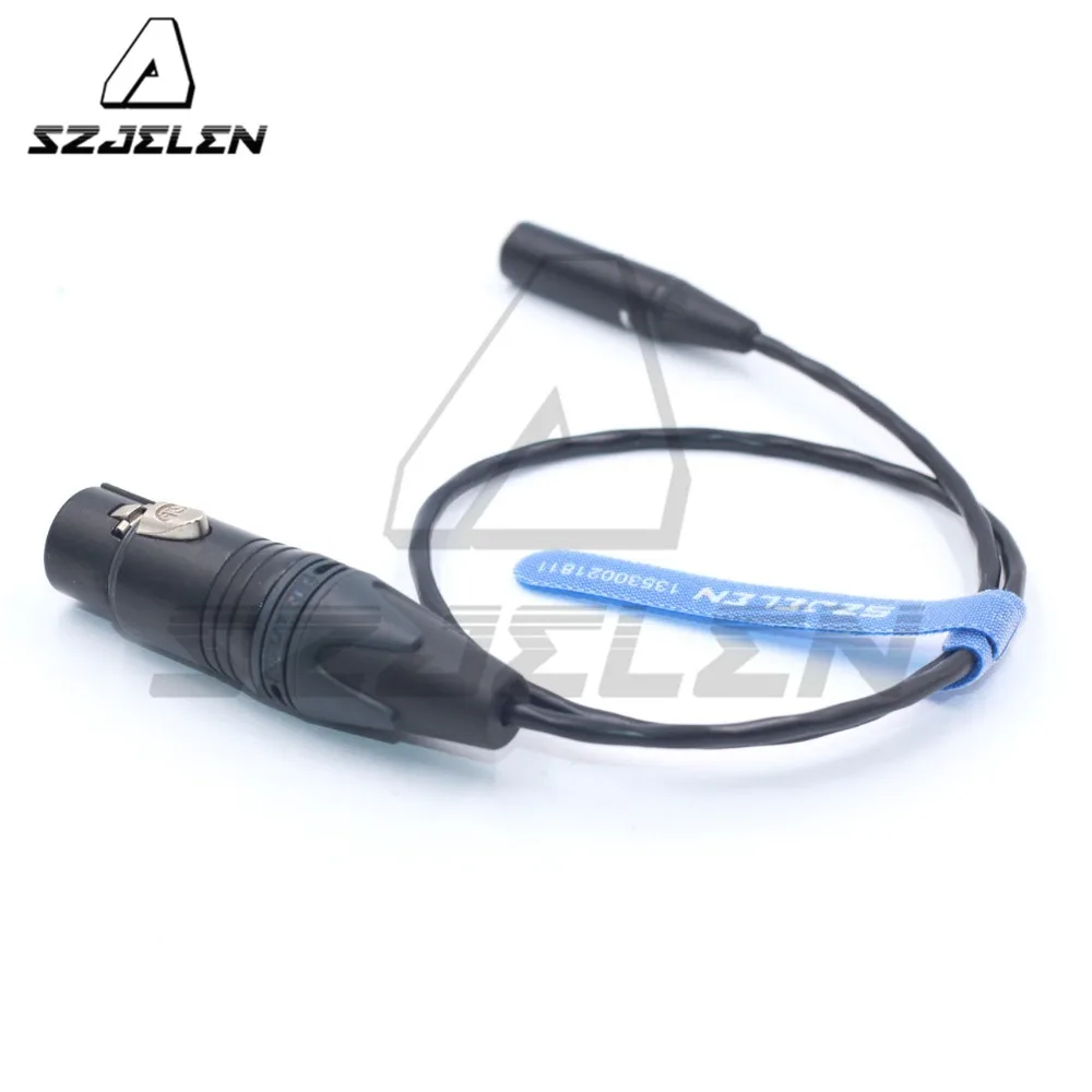 Мини-xlr 3pin папа к XLR 3pin мама для Blackmagic Pocket cinema BMPCC 4k камера аудио кабель