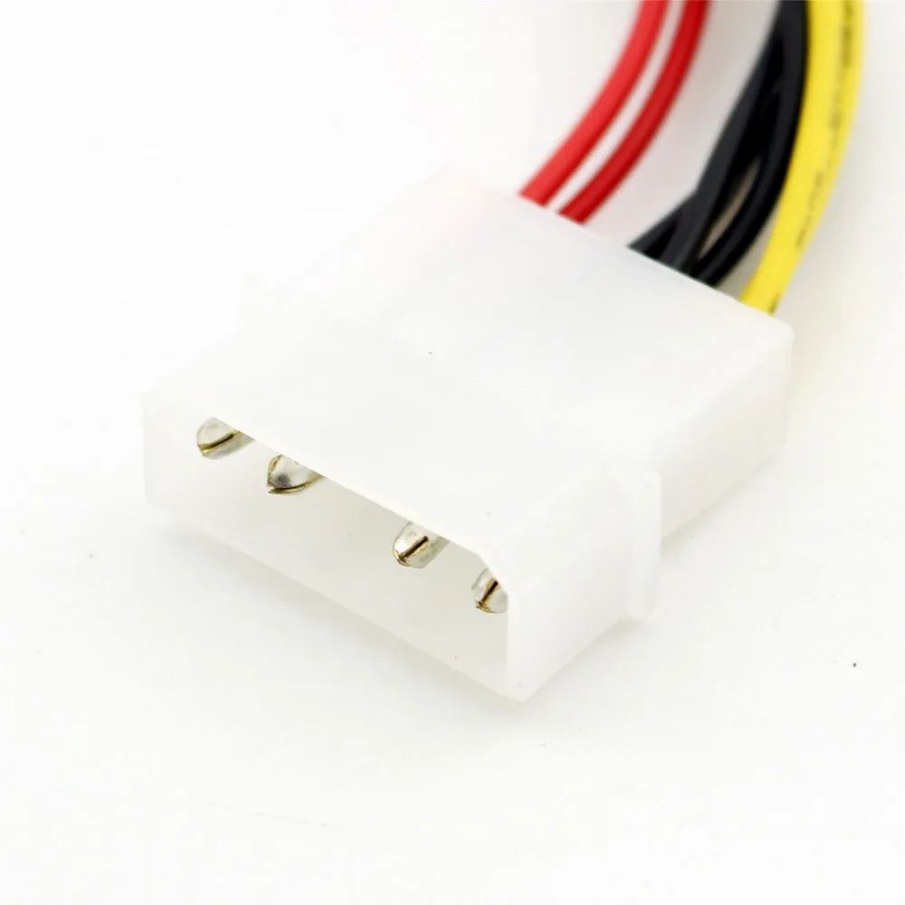 10 шт. 4 Pin Molex к двойному Floppy PC Power Y Splitter адаптер Соединительный кабель для флоппи