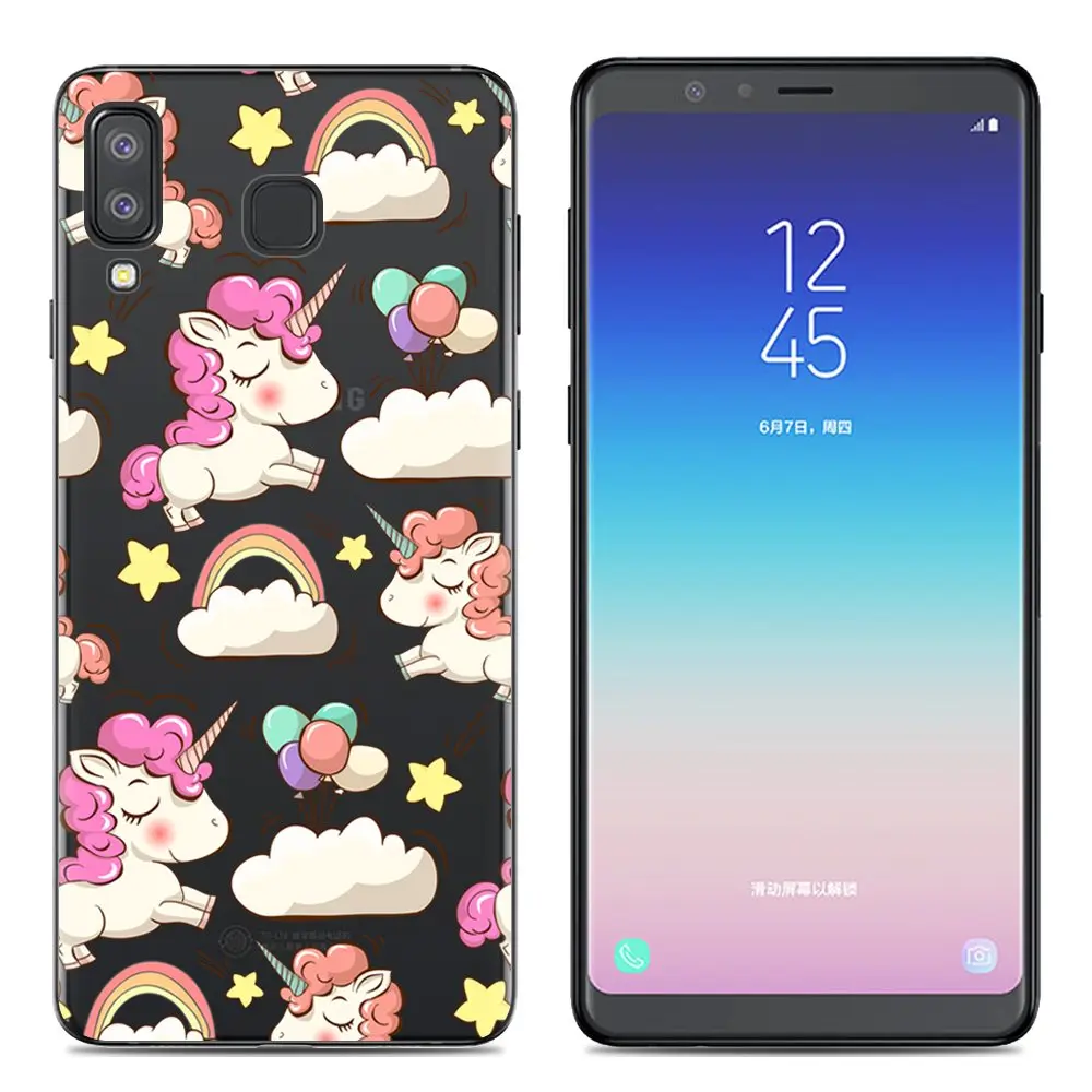 Phone Case For Samsung Galaxy A9 Star A8 Global 6.3-inch Cute Cartoon High Quality Painted TPU Soft Silicone Cover |