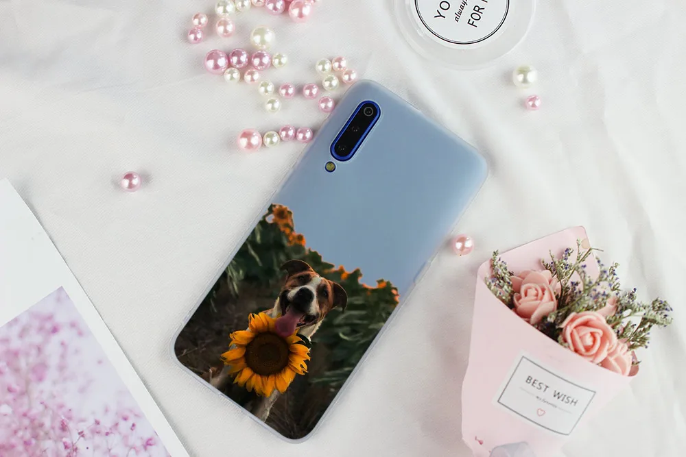 Summer Sunflower Soft Phone Case For Xiaomi Mi 12 11 Pro Ultra 10 9 8 SE 6X A3 A2 LITE cc9 cc9e Cover | Мобильные телефоны и