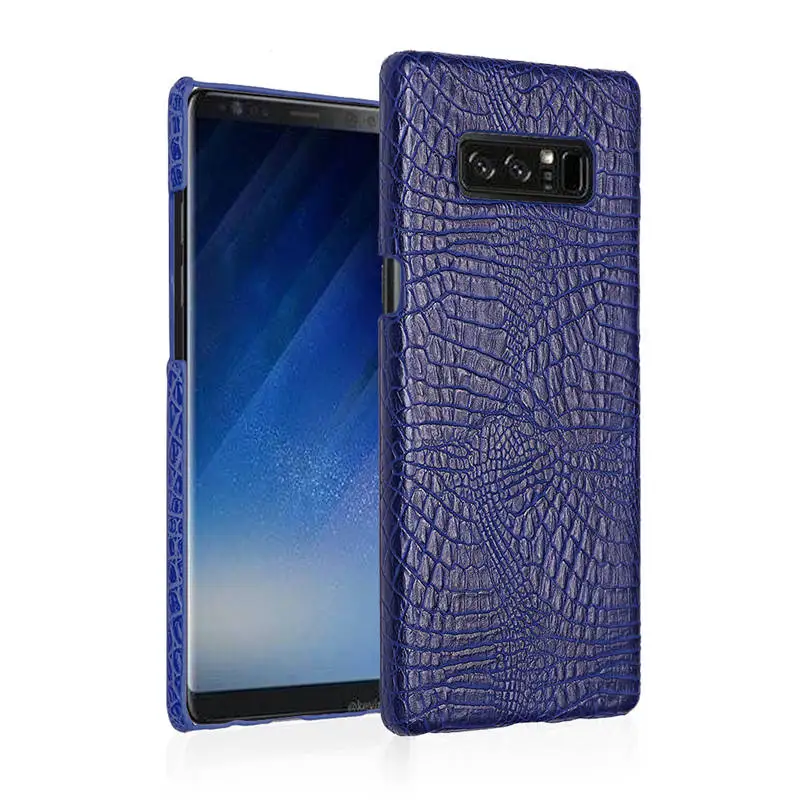 Для Samsung Galaxy Note8 чехол жесткий для телефона из искусственной кожи Note 8 N950F N950N N9500 N950U