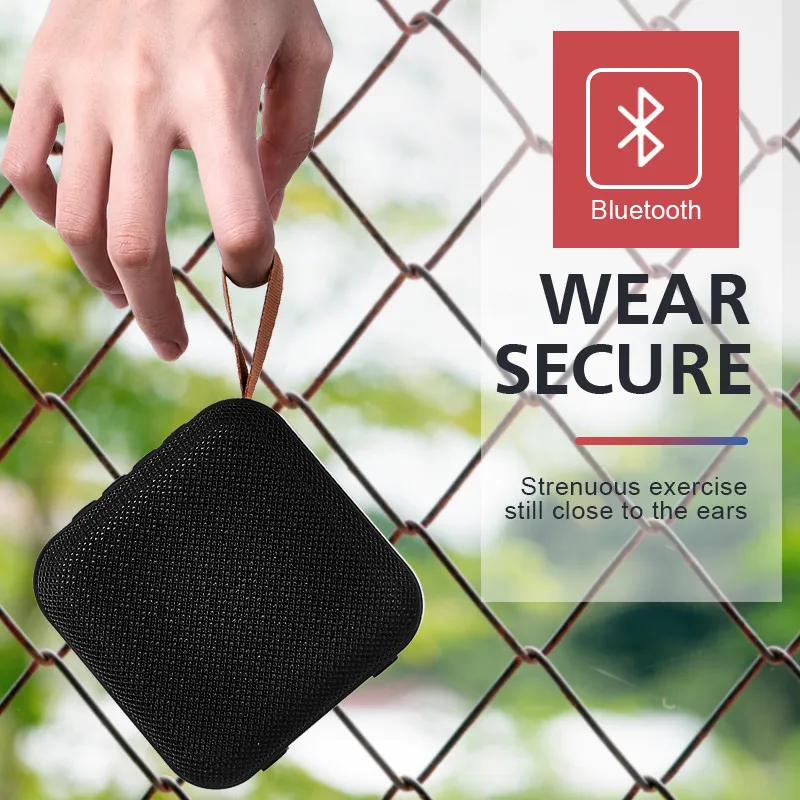 10 Вт портативный Bluetooth динамик мини беспроводной громкий динамик стерео музыка объемный открытый динамик Поддержка FM TF карта для смартфона
