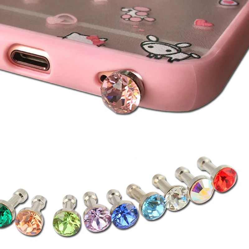 10pcs/lot Universal 3.5mm Cell Phone Earphone Plug For iPhone 6 5s /Samsung /HTC Sony Dust Headphone Jack Stopper | Мобильные