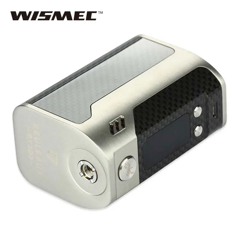 Оригинальный Wismec рел RX300 TC мод бокс 300 Вт углеродное волокно VW/TC-Ni/TC-Ti/TC-SS/TCR режим vape