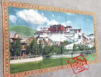 

Antique Brocade Embroidery Painting (Tibet. Potala Palace)