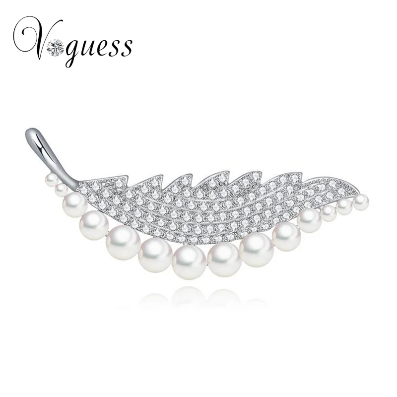 VOGUESS новый бренд брошь Jewelry классический имитация жемчуга Ювелирные изделия из